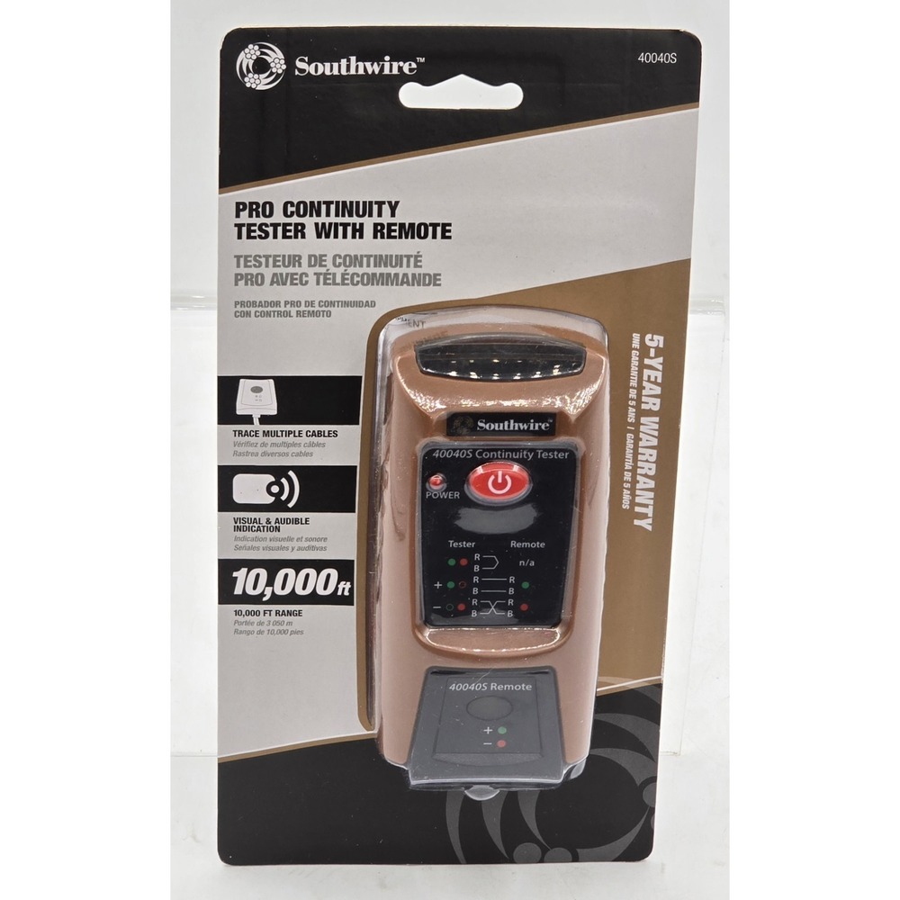 Southwire Pro Continuity Tester With Remote 40040S‎